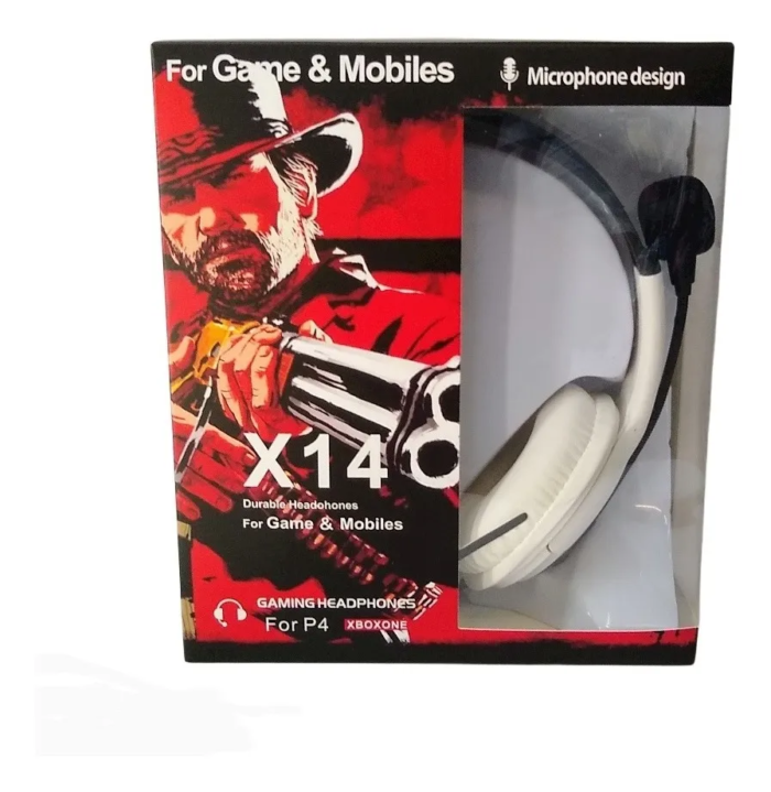 AURICULARES GAMER PARA PS4 XBOX ONE X14 - Imagen 4