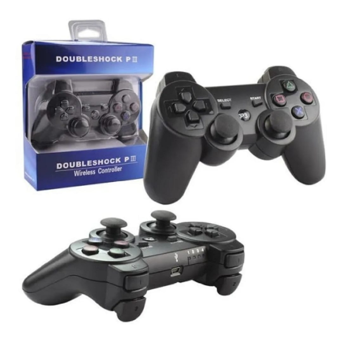 JOYSTICK INALAMBRICO PS3 PLAY STATION 3 BLISTER AZUL - Imagen 2
