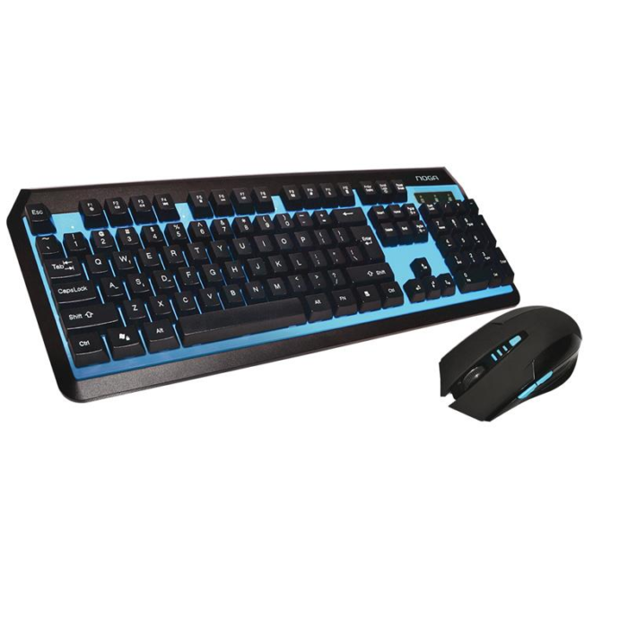 KIT TECLADO Y MOUSE GAMER INALAMBRICO NKB-40 - Imagen 2