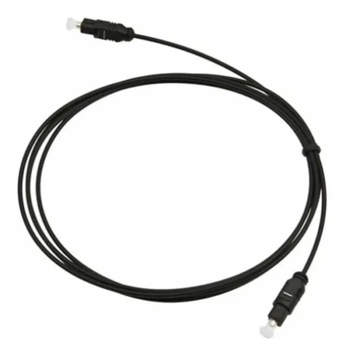 CABLE OPTICO TOSLINK 1 METRO NEGRO FINO